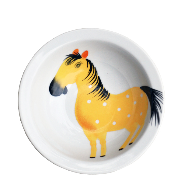 Oswald Pferd gelb Schale 16 cm