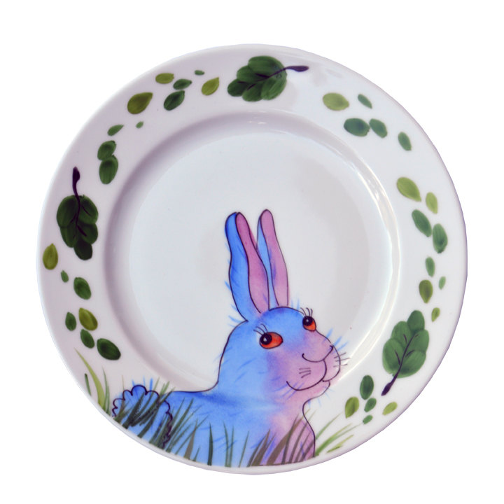 Wald Hase Teller 19 cm