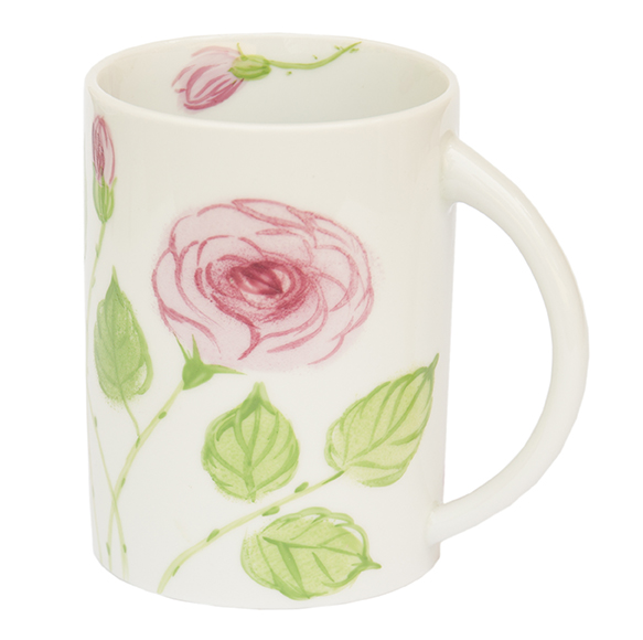 Rosa Rosen Henkelbecher