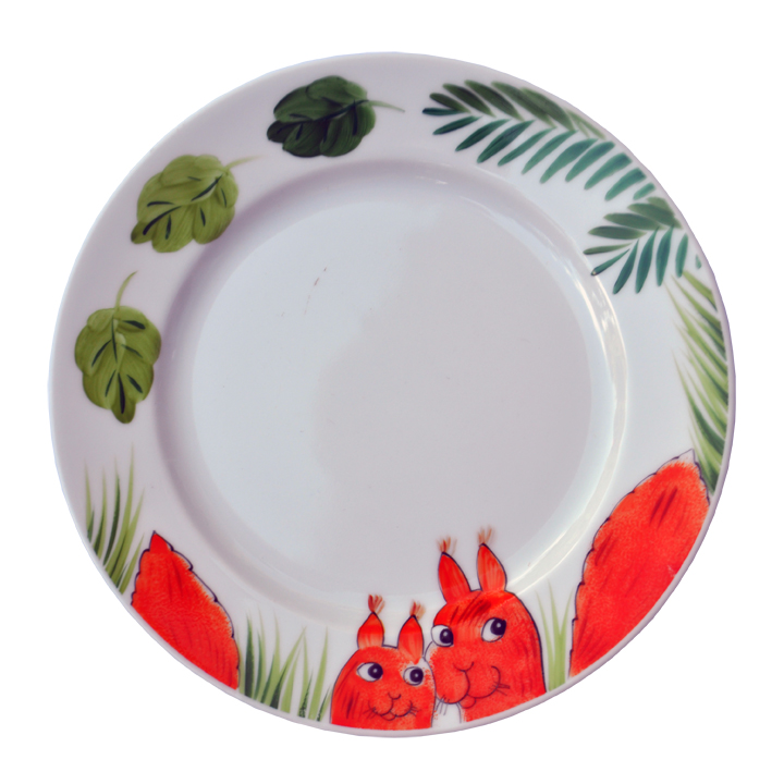 Wald Eichhörnchen Teller 19 cm