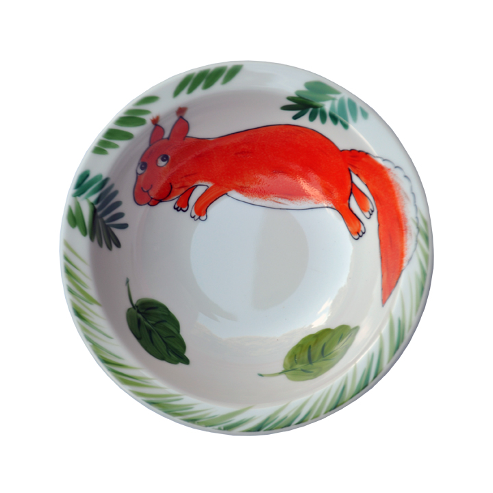 Wald Eichhörnchen Schale 16 cm