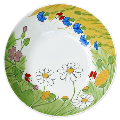 Alle Blumen Gr. Schale aus Porzellan 26 cm