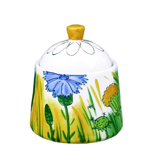 Alle Blumen Zuckerdose aus Porzellan gerade Form 330 ml