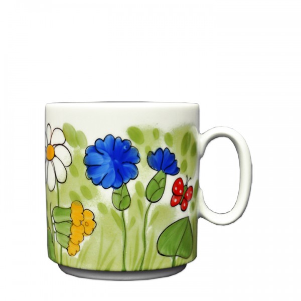 Alle Blumen Henkelbecher stapelbar
