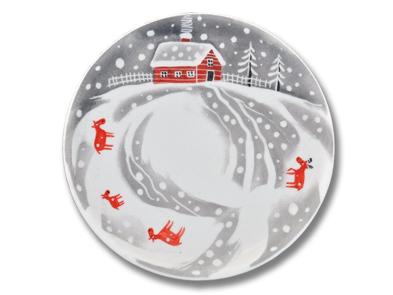 Schneeelche Tortenplatte 31 cm