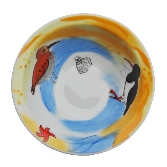 Austernfischer & Strandläufer Schale 16 cm