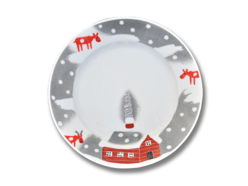 Schneeelche Teller 19 cm